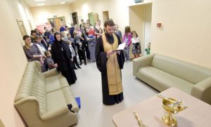 В Новодевичьем монастыре Санкт-Петербурга освятили новый корпус приюта для мам