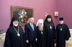 Епископ Назарий принял участие во встрече архиереев Санкт-Петербургской епархии с губернатором Александром Бегловым